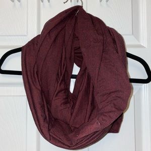 American apparel - burgundy infinity scarf